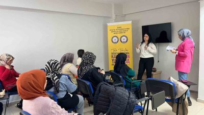 Kars’ta kadınlara yönelik bilgilendirme çalışmaları kapsamında Kadın Destek Uygulaması (KADES)