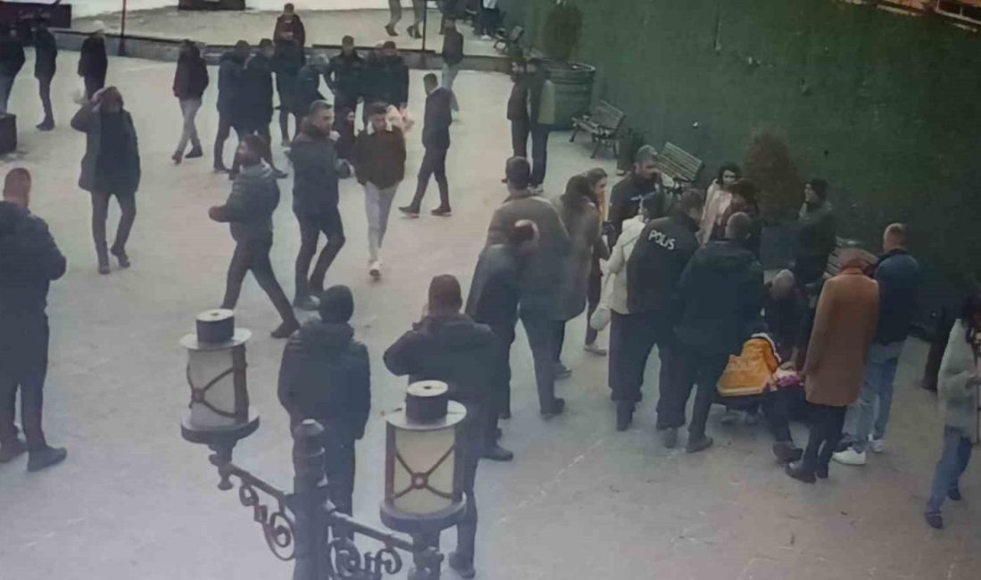 Kars şehir merkezinde iki grup arasında çıkan tartışma, kısa sürede