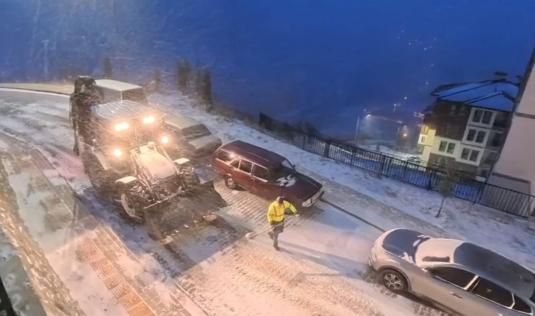 Kemaliye Belediye Başkanı Erdem Atmaca, ilçede etkili olan kar yağışının