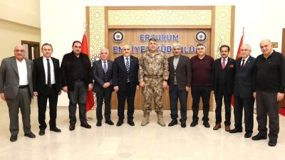 Erzurum Kent Konseyi Başkanı Hüseyin Tanfer, Yürütme Kurulu Üyeleri ile