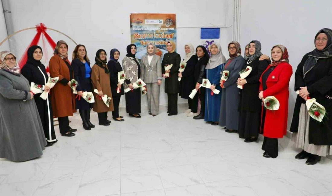Erzincan’da “Hünerli Ellerden Tescilli Lezzetler Projesi” kapsamında Hünerli Eller Kadın