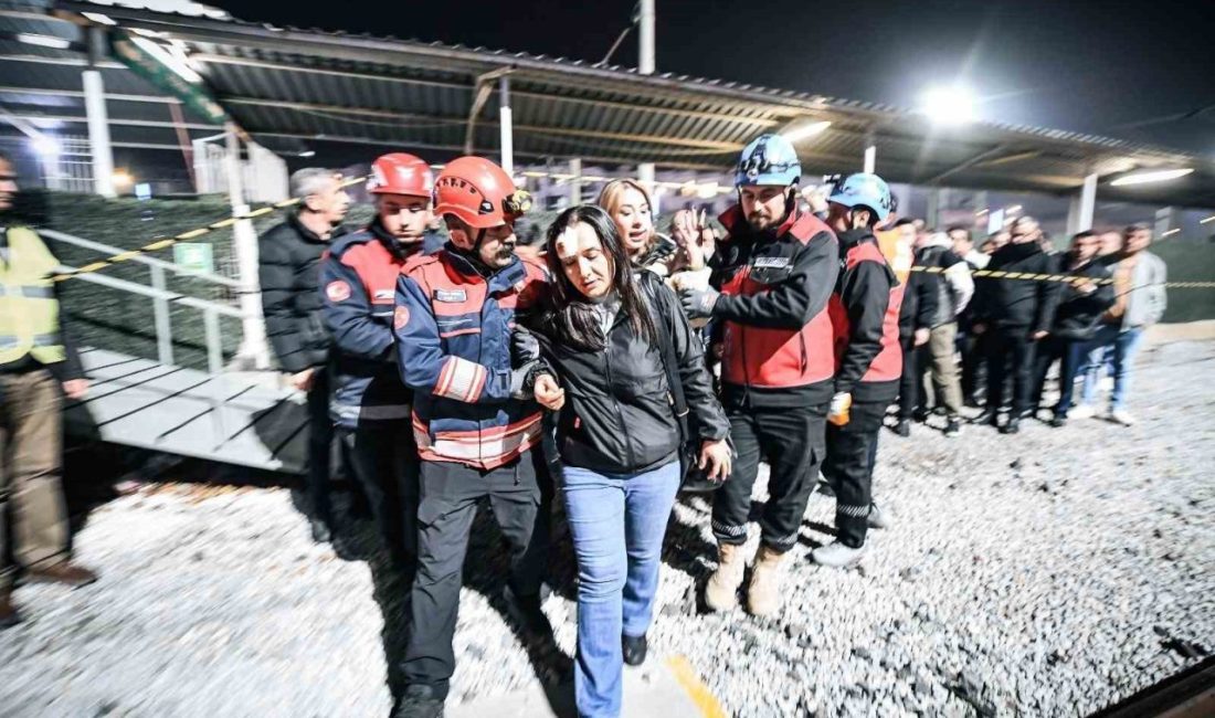 Muhtemel bir deprem anında raylı sistemlerde yaşanabilecek acil durumlara hazırlık