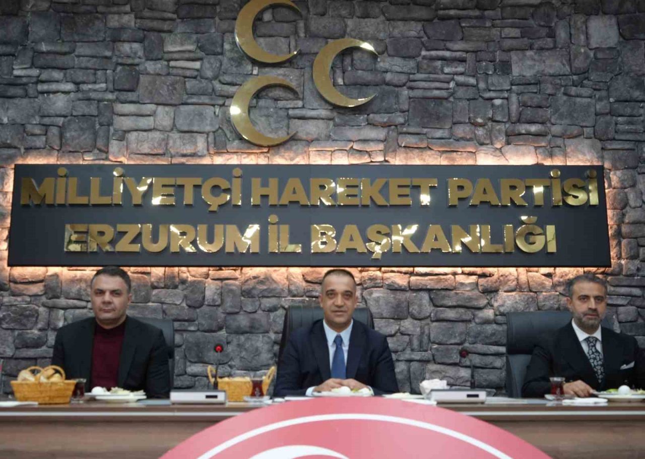 Milliyetçi Hareket Partisi (MHP) Erzurum İl Başkanı Adem Yurdagül, “Üç