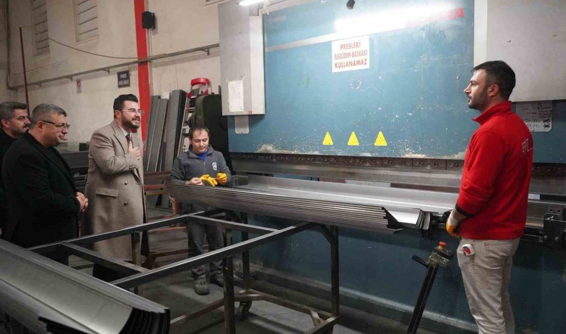 AK Parti Kayseri İl Başkanı Hüseyin Okandan, Organize Sanayi Bölgesi’nde