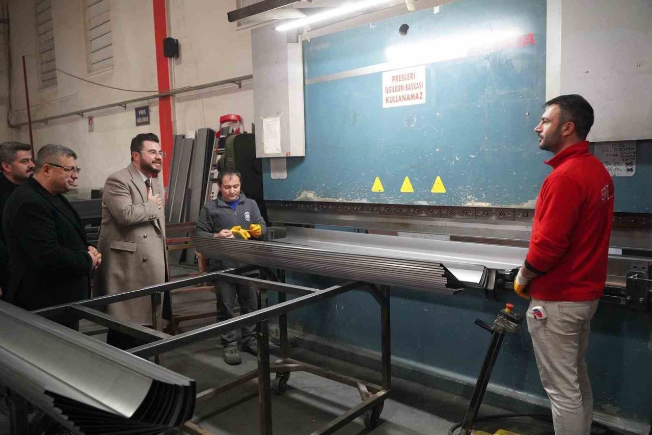 AK Parti Kayseri İl Başkanı Hüseyin Okandan, Organize Sanayi Bölgesi’nde