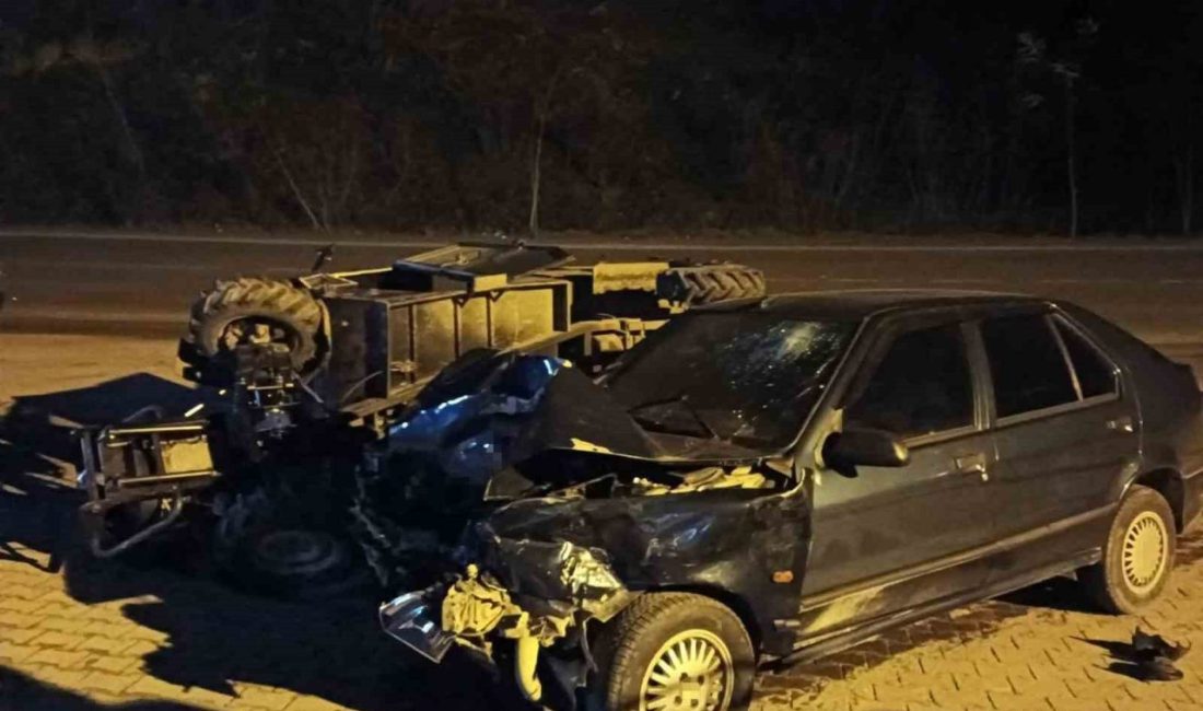 Ordu’nun Kumru ilçesinde patpat ile otomobilin çarpışması sonucu meydana gelen