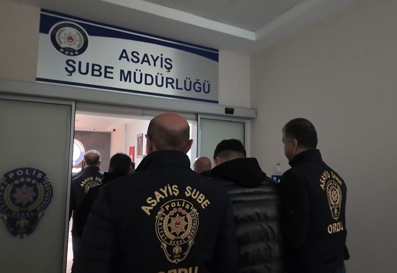 Ordu İl Emniyet Müdürlüğü tarafından telefon dolandırıcılara yönelik yapılan operasyon