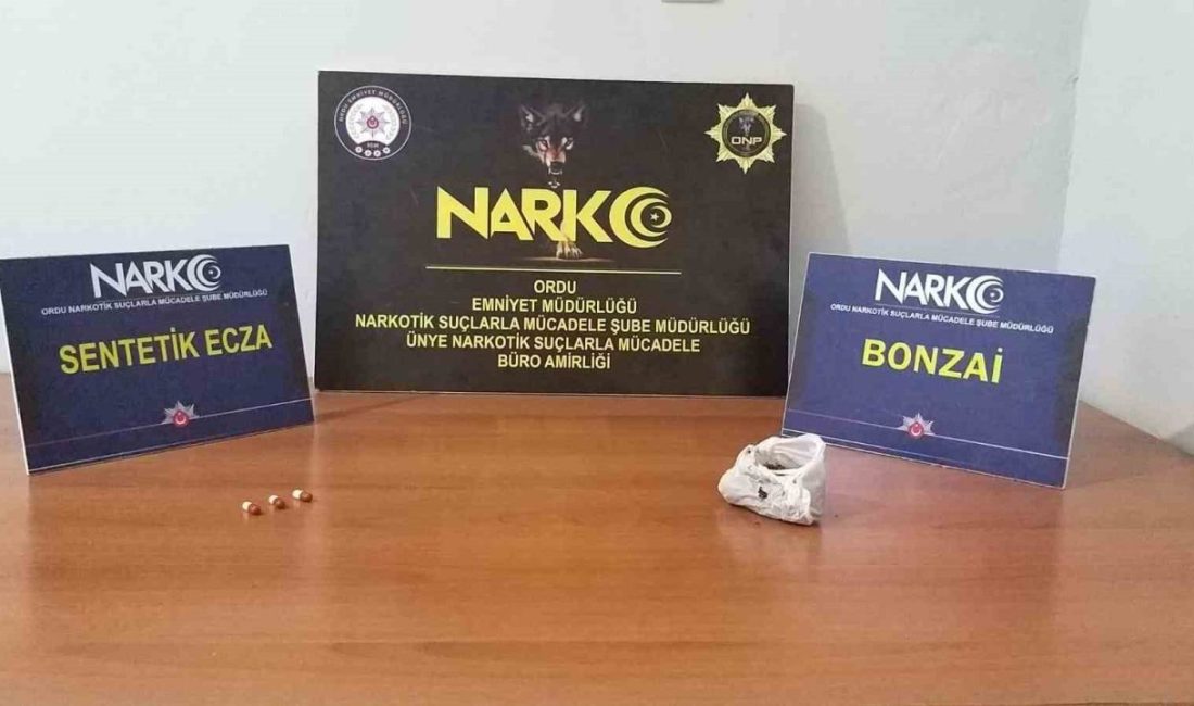 Ordu’da polis ekipleri tarafından düzenlenen uyuşturucu operasyonlarında 2 şüpheli tutuklandı.