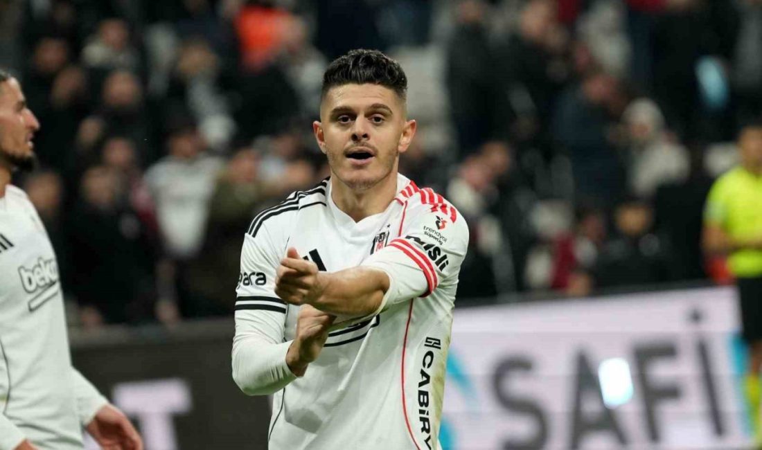 Beşiktaş’ın Kosovalı oyuncusu Milot Rashica, Çaykur Rizespor ağlarını sarsarak bu
