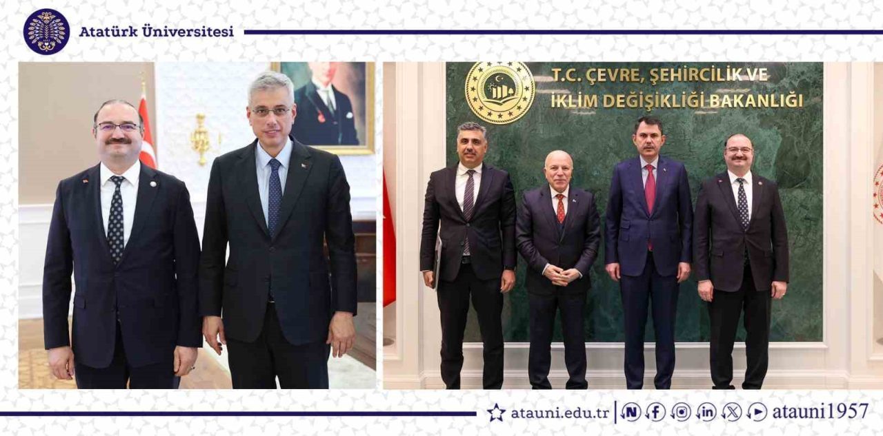 Atatürk Üniversitesi Rektörü Prof. Dr. Ahmet Hacımüftüoğlu, başkent Ankara’ya gerçekleştirdiği