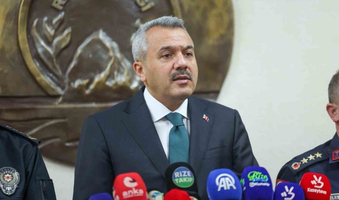 Rize Valisi İhsan Selim Baydaş, yıl boyunca yürütülen asayiş ve