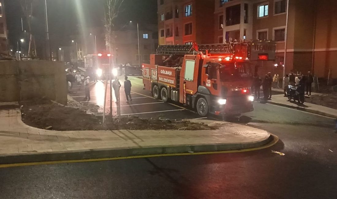 Adıyaman’ın Gölbaşı ilçesinde şarjda bırakılan cep telefonunun bataryasının patlaması ekipleri