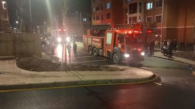 Adıyaman’ın Gölbaşı ilçesinde şarjda bırakılan cep telefonunun bataryasının patlaması ekipleri