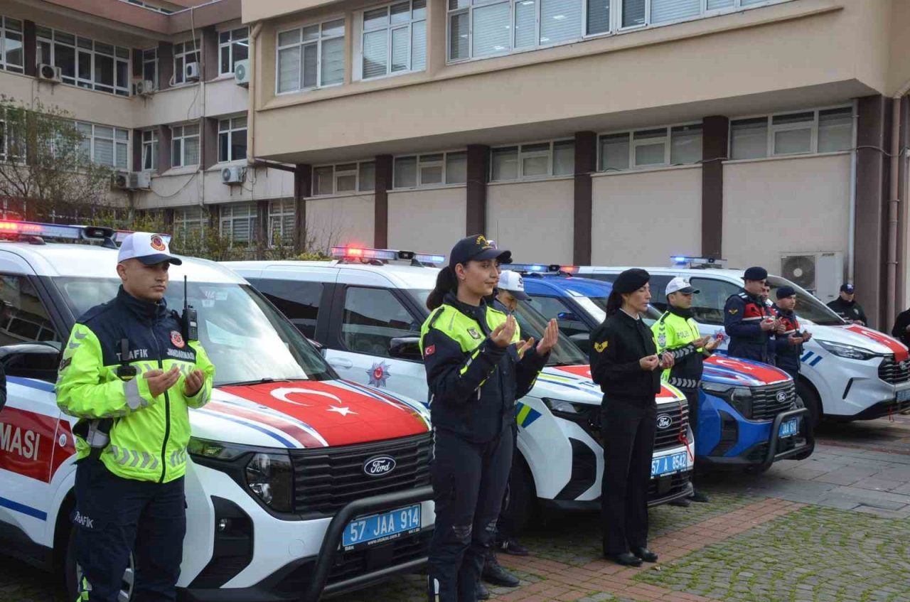 Sinop’ta İl Emniyet Müdürlüğü ve İl Jandarma Komutanlığı’na tahsis edilen