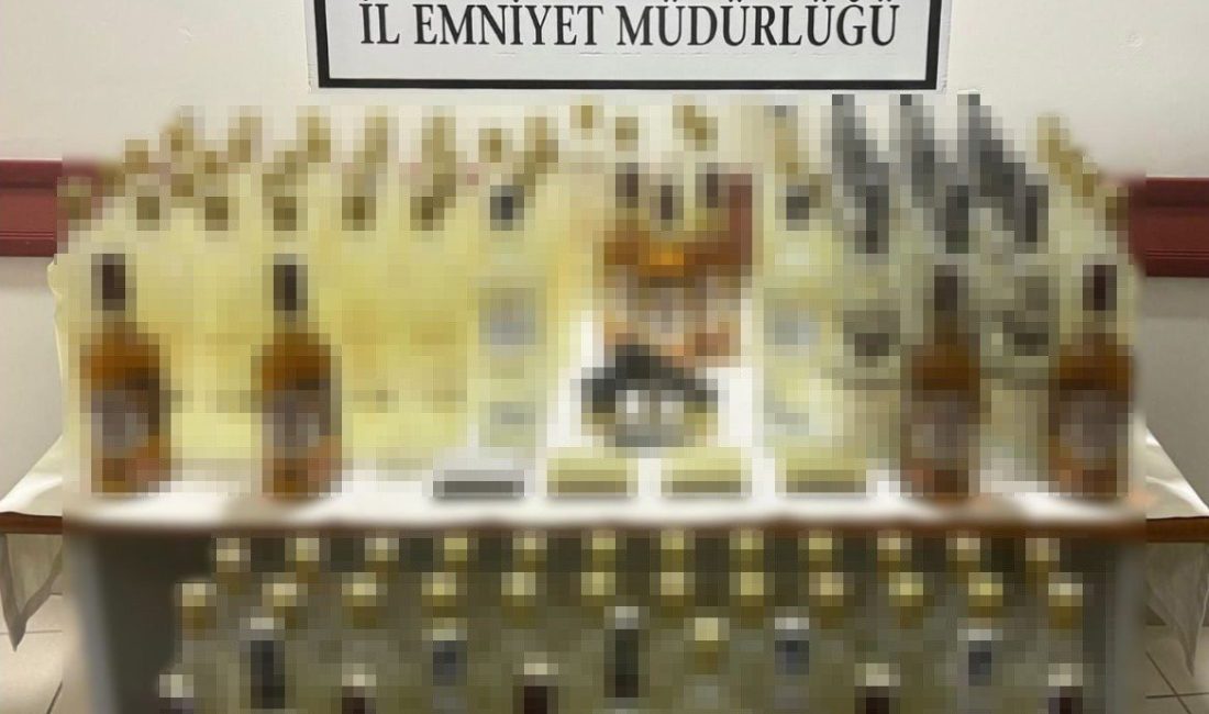 Sinop’ta polis ekipleri tarafından yılbaşı öncesi yürütülen kaçakçılık operasyonu kapsamında