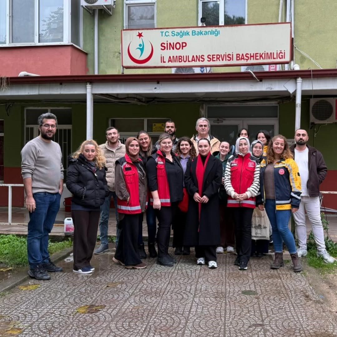 Sinop İl Ambulans Servisi Başhekimliği tarafından 08–11 Aralık 2025 tarihleri