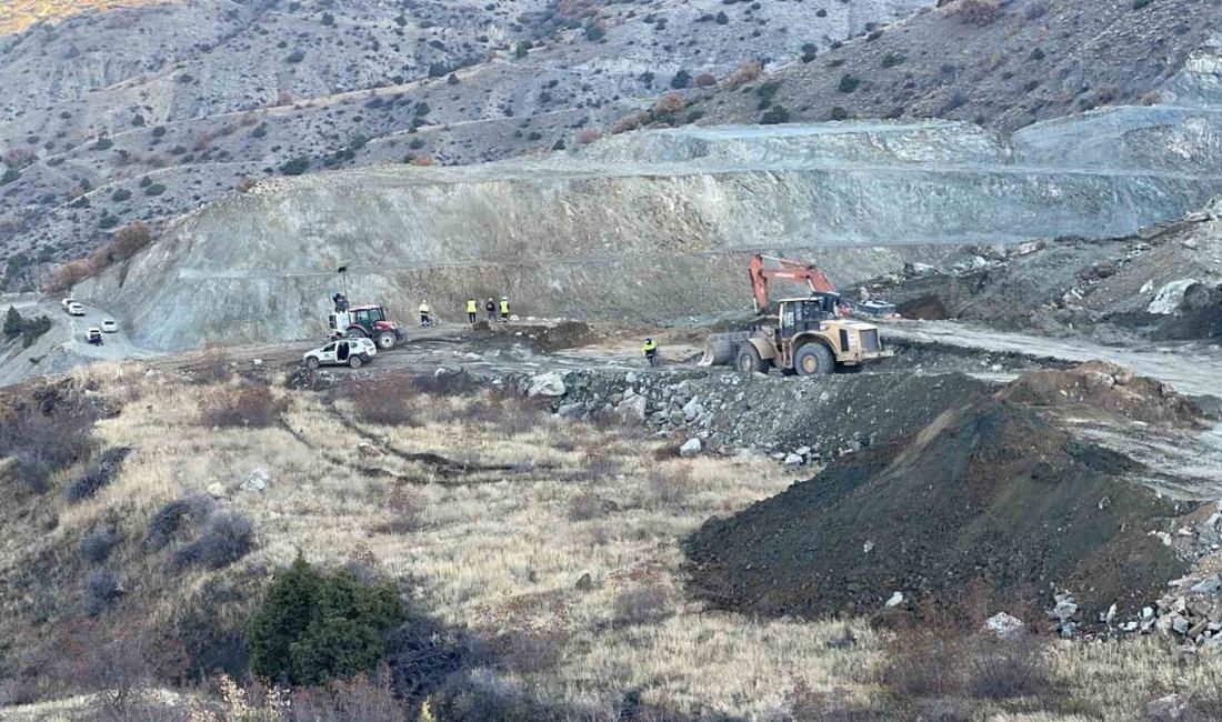 Sivas’ın Divriği ilçesinde Fimar Madencilik firmasına ait demir madeninde göçük