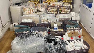 Sivas’ta kaçak elektronik sigara likiti üretimi yapılan bir imalathaneye düzenlenen