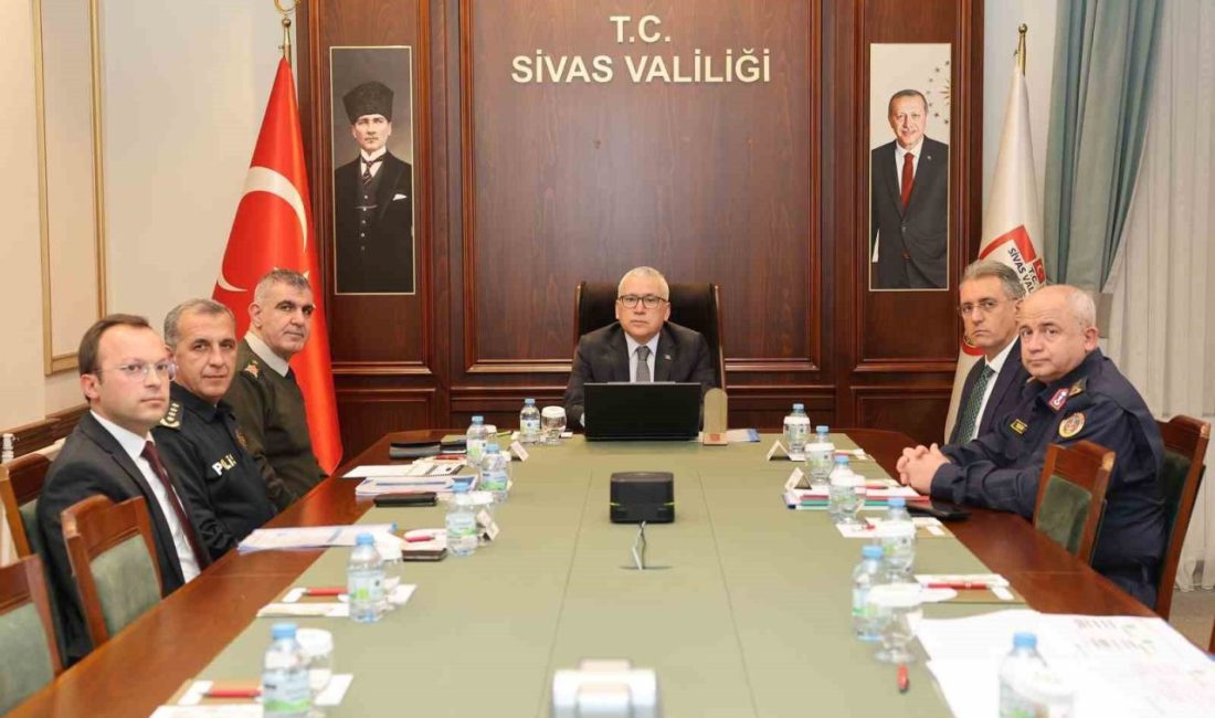 Sivas Valiliği tarafından, şehirde güvenlik ve kamu düzeninin sağlanmasına yönelik