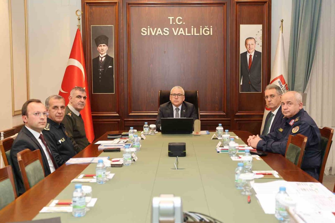 Sivas Valiliği tarafından, şehirde güvenlik ve kamu düzeninin sağlanmasına yönelik