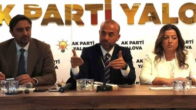 AK Parti Yalova İl Başkanı Umut Güçlü, su sıkıntısı yaşanan
