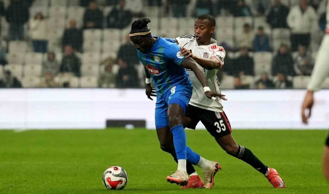 Beşiktaş’ın Portekizli savunmacı Tiago Djalo, Çaykur Rizespor maçında sarı kart