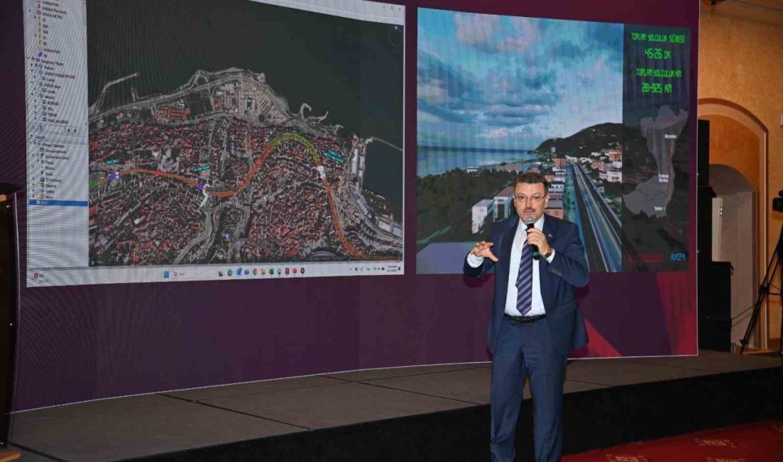 Trabzon Büyükşehir Belediye Başkanı Ahmet Metin Genç, ’Hafif Raylı Ulaşım