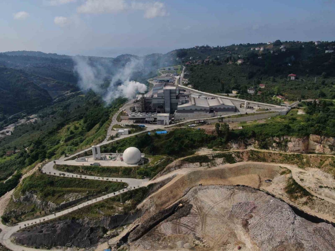 Trabzon’un Araklı ilçesi Taşönü Mahallesi’nde bulanan ve geçtiğimiz günlerde tesiste