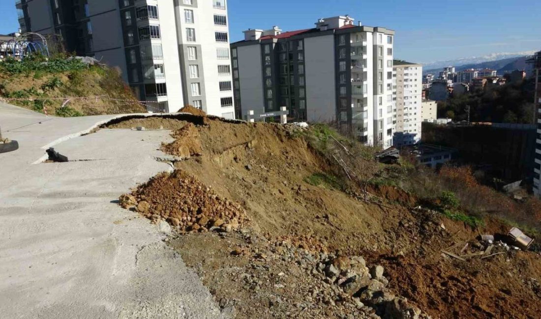 Trabzon’un Yomra ilçesinde, geçmiş yıllarda kaçak hafriyat döküm sahası olarak