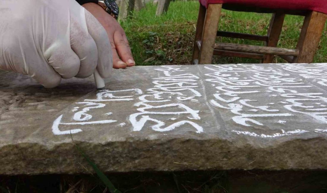 Trabzon Büyükşehir Belediyesi Mezarlıklar Dairesi Başkanlığı tarafından yürütülen “Tarihî Mezar