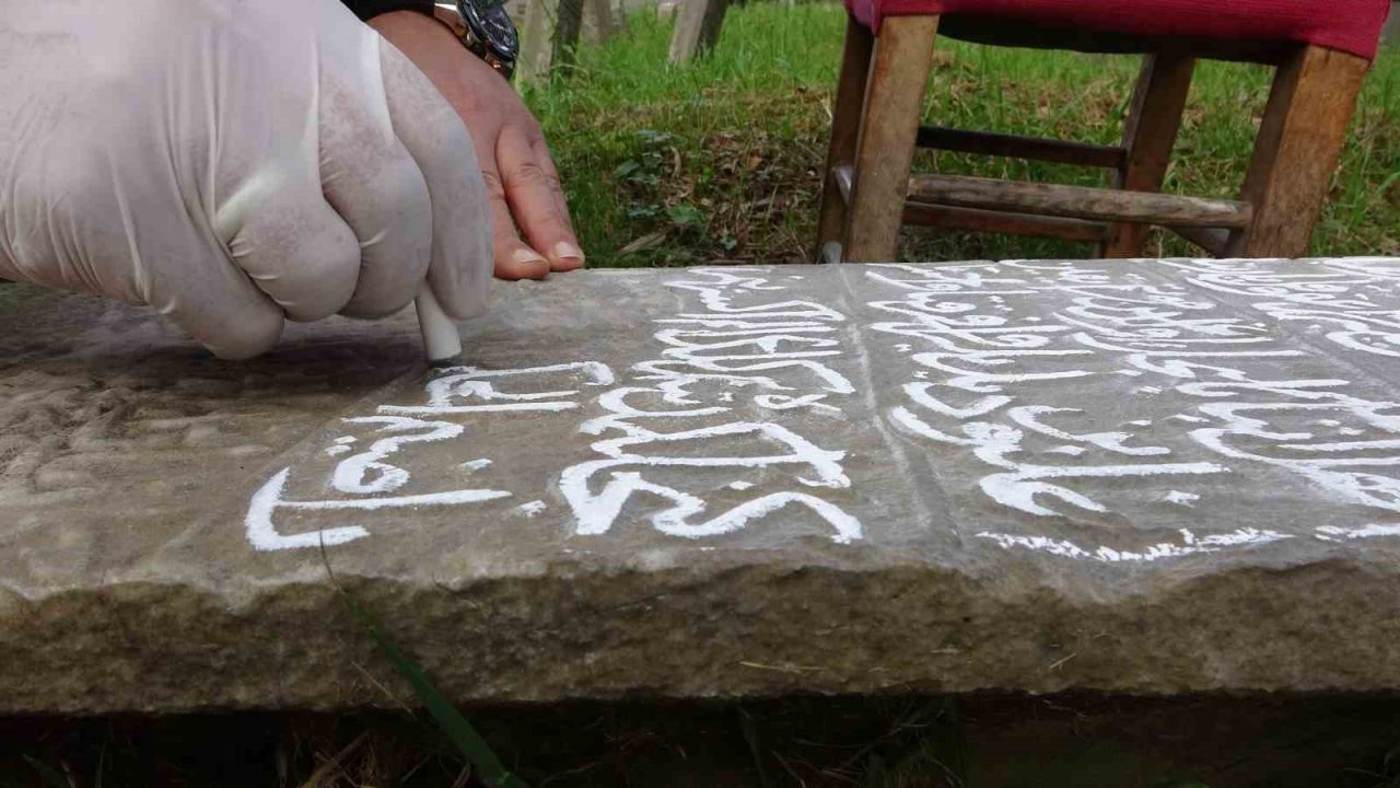 Trabzon Büyükşehir Belediyesi Mezarlıklar Dairesi Başkanlığı tarafından yürütülen “Tarihî Mezar