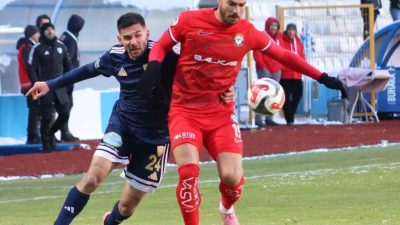 Trendyol 1. Lig’de 19. hafta karşılaşmasında Erzurumspor FK sahasında karşılaştığı