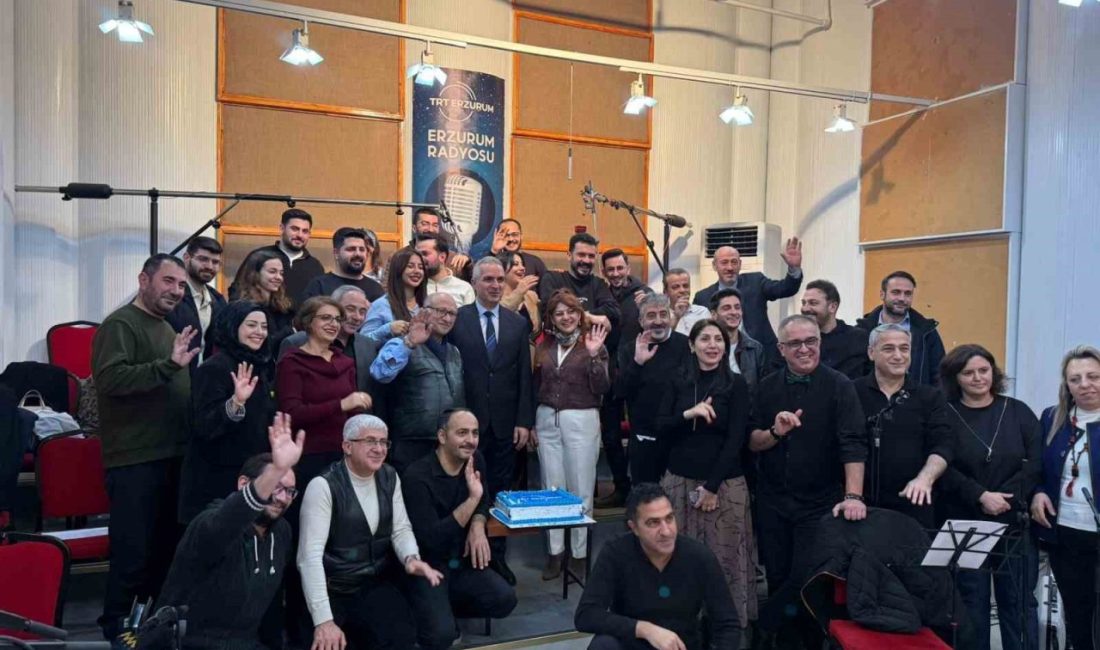 TRT Erzurum Radyosu 65’nci kuruluş yıldönümünü kutladı. Doğunun en eski