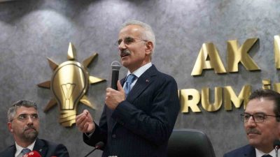 Ulaştırma ve Altyapı Bakanı Abdulkadir Uraloğlu, AK Parti Erzurum İl