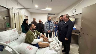 Erzincan Valisi Hamza Aydoğdu, Mengücek Gazi Eğitim ve Araştırma Hastanesi’nde