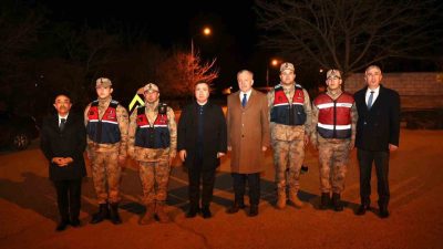 Erzincan Valisi Hamza Aydoğdu, Ergan Dağı Kayak Merkezi’nin güvenliğini sağlayan