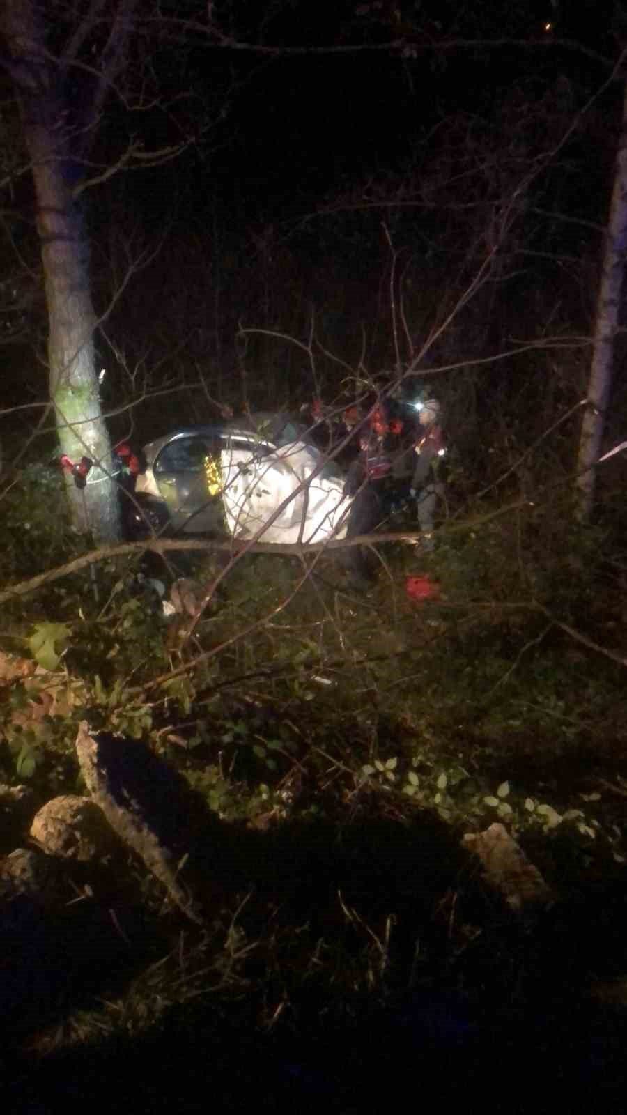 Giresun’un Yağlıdere ilçesinde meydana gelen trafik kazasında, Yağlıdere İlçe Emniyet