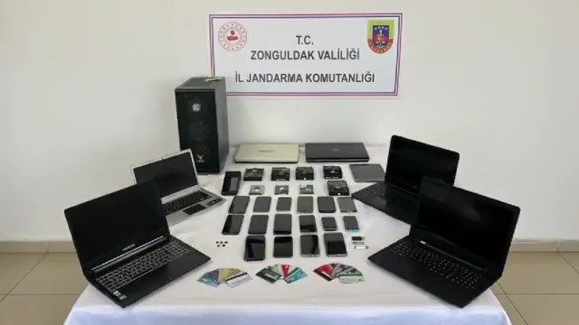 Zonguldak İl Jandarma Komutanlığı ekiplerince yürütülen çalışmada, sosyal medya üzerinden