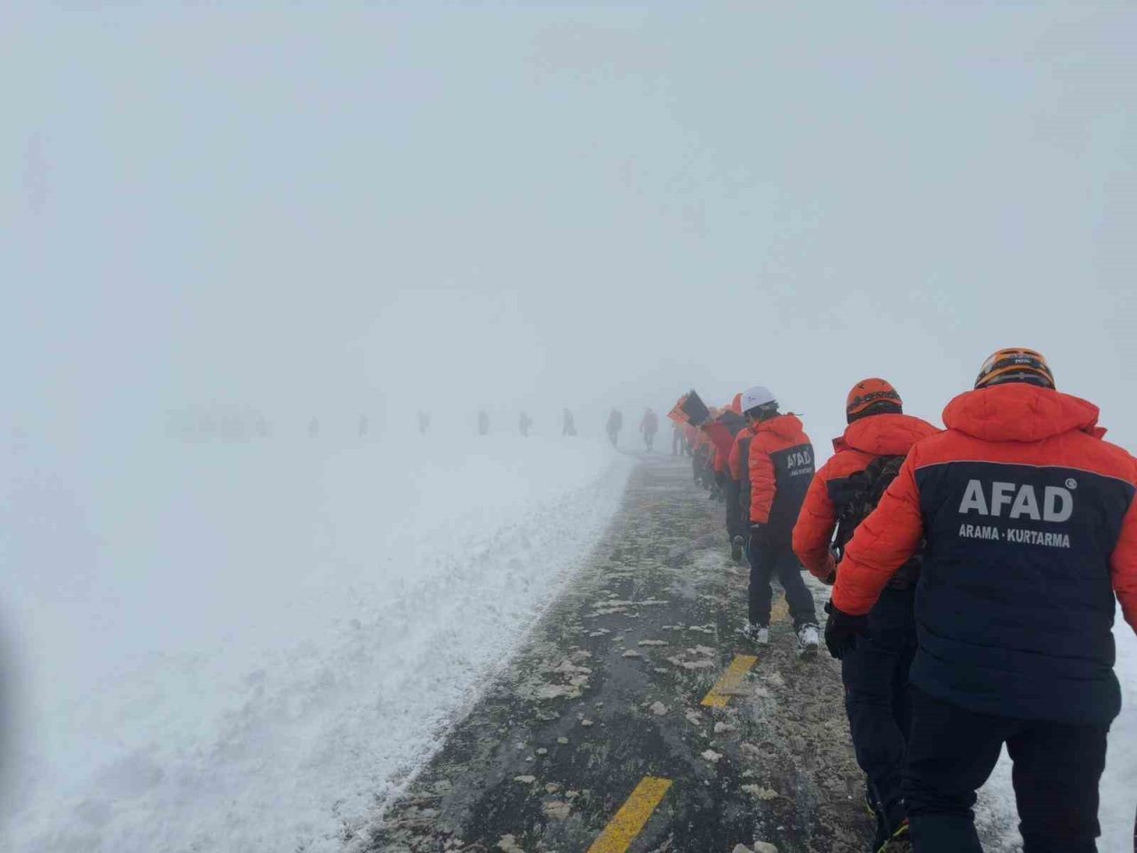 Sivas’ta görev yapan İl Afet ve Acil Durum Müdürlüğü (AFAD)