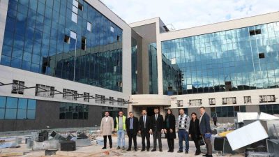 Samsun Alaçam–Yakakent Devlet Hastanesi inşaatında çalışmalar devam ediyor. Yüzde 75’i