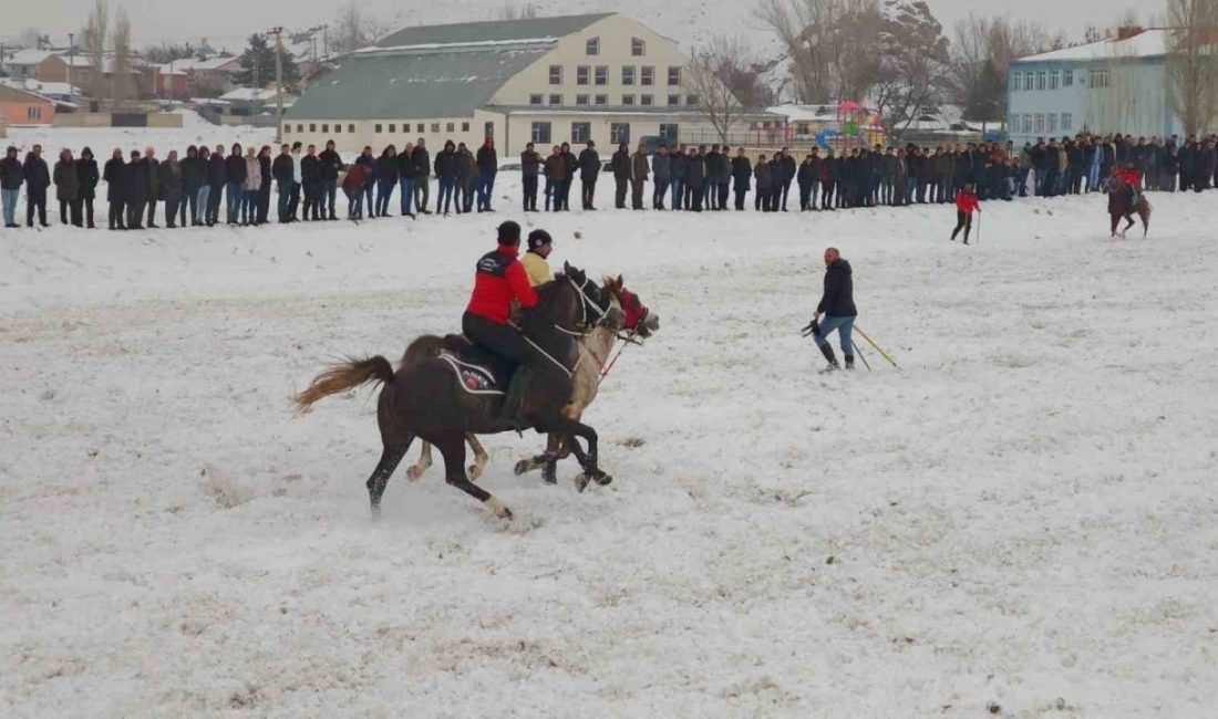 Erzurum’un Aşkale ilçesinde cirit heyecanı yaşandı. Aşkale 3 Mart Atlı