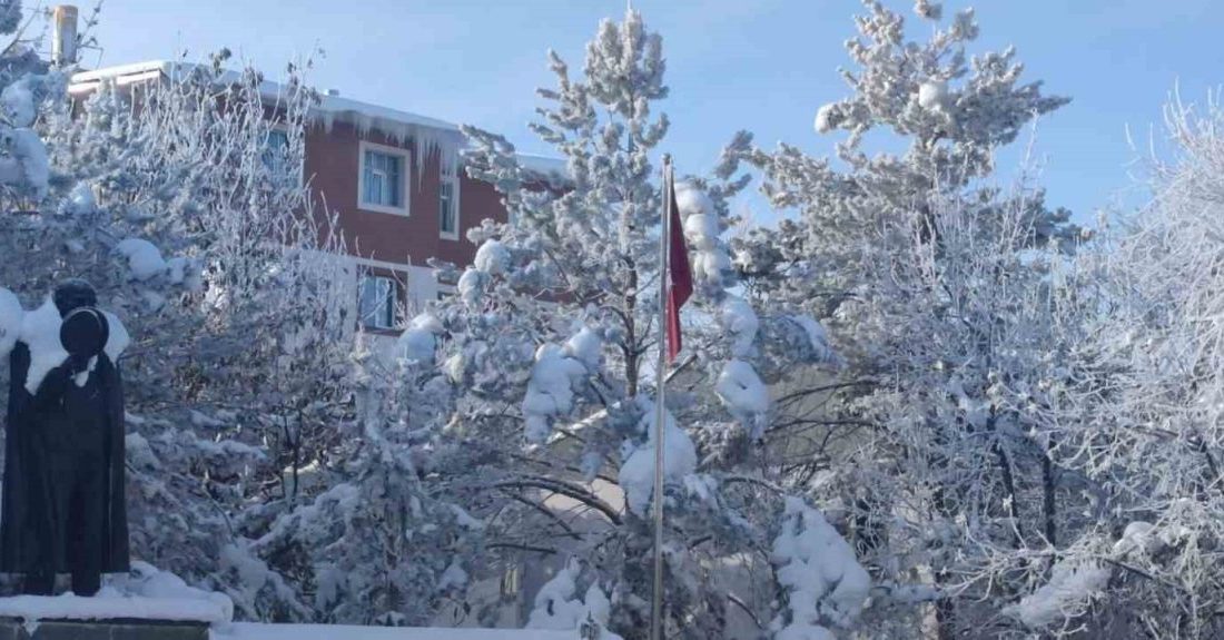 Erzurum’un Aşkale ilçesinde etkili olan dondurucu soğuklar, günlük yaşamı olumsuz