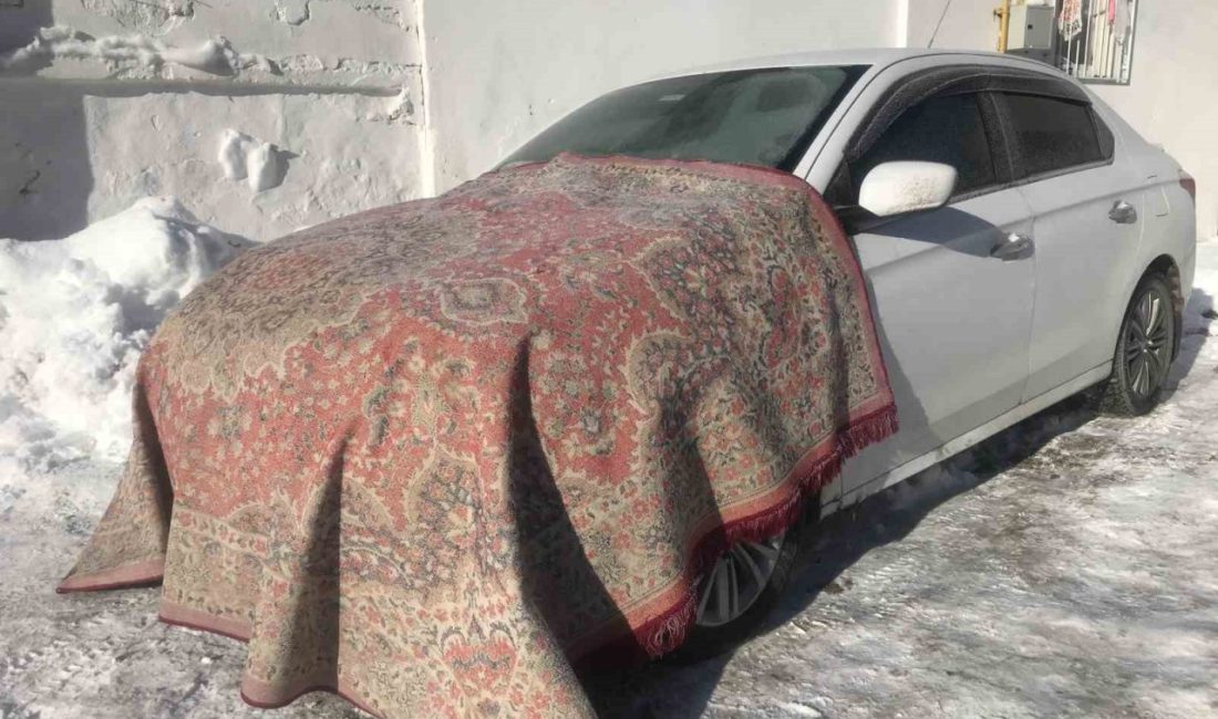 Bayburt’ta kar yağışının ardından etkili olan soğuk hava hayatı olumsuz