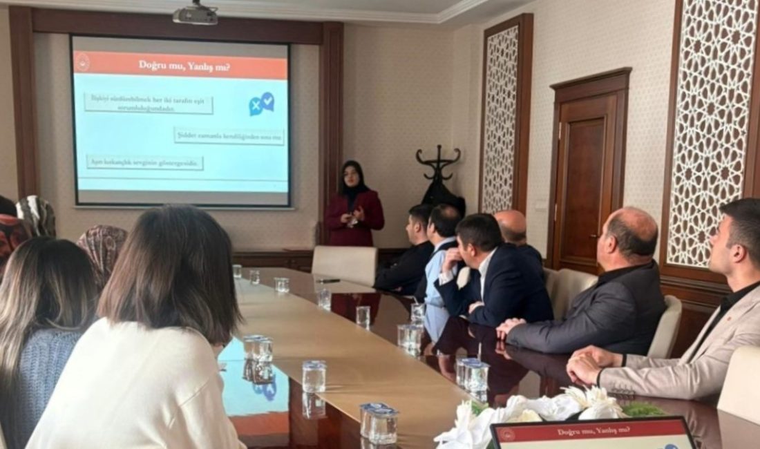 Bayburt Şiddet Önleme ve İzleme Merkezi (ŞÖNİM) tarafından Bayburt Valiliği