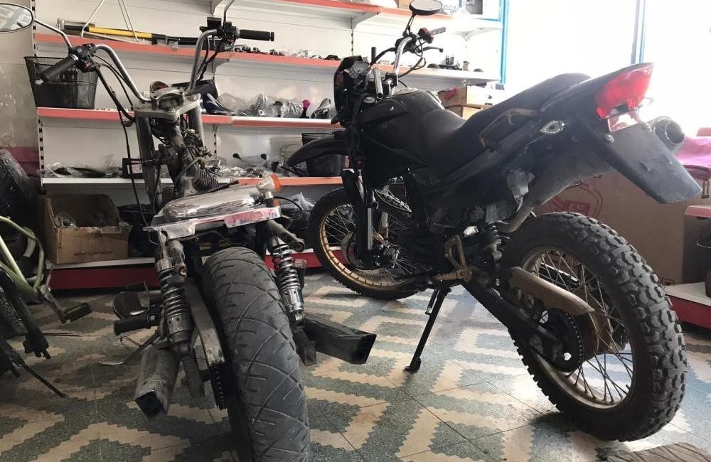 Bayburt’ta olumsuz hava şartları ve buzlanma nedeniyle motosiklet ve elektrikli