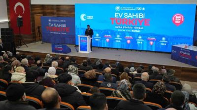 Bayburt’ta Toplu Konut İdaresi Başkanlığı (TOKİ) tarafından ’Yüzyılın Konut Projesi’