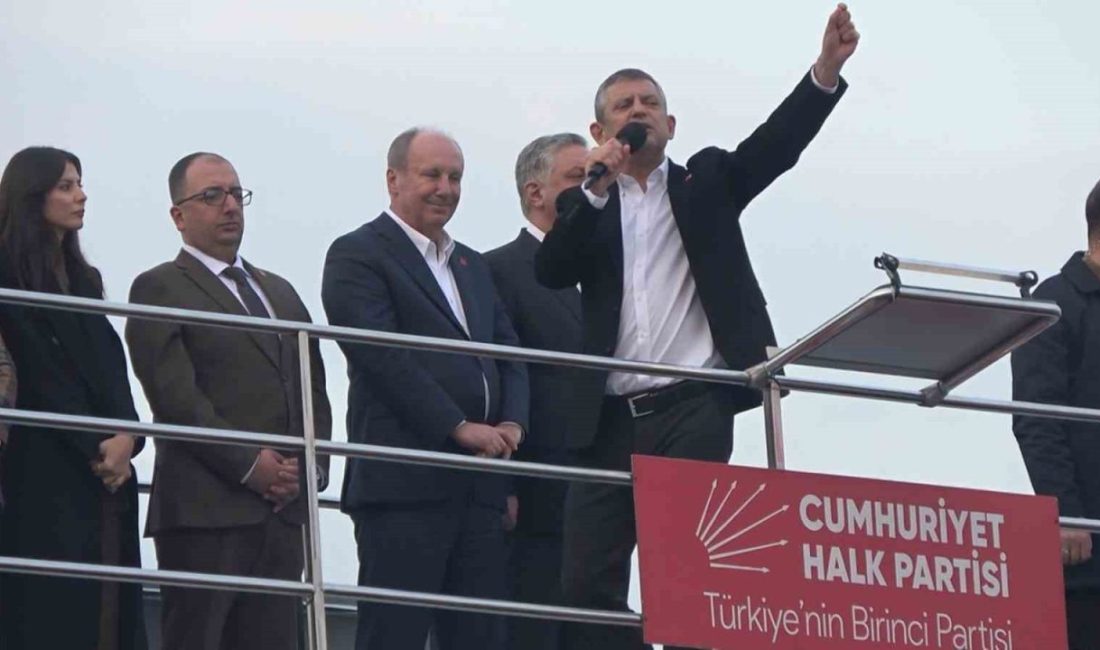 CHP Genel Başkanı Özgür Özel, partisi tarafından Yalova’da düzenlenen mitingde