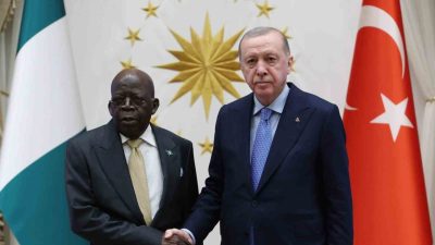 Cumhurbaşkanı Recep Tayyip Erdoğan, Nijerya Cumhurbaşkanı Bola Ahmed Tinubu ve