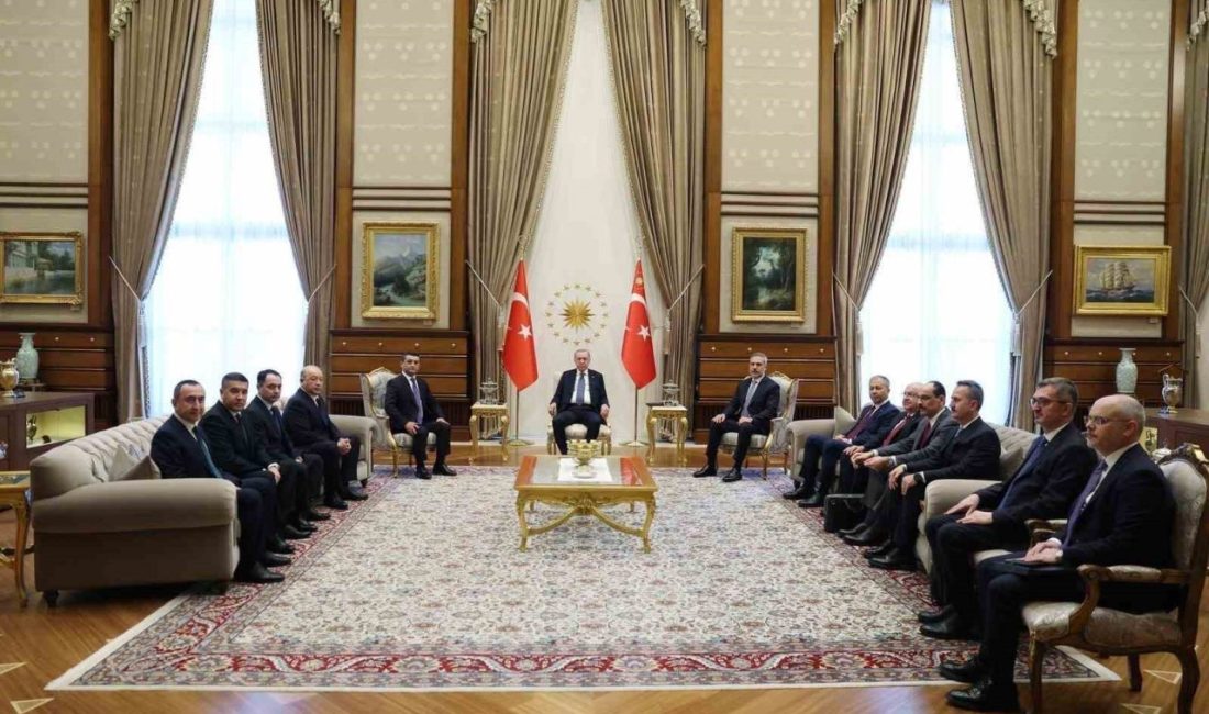 Cumhurbaşkanı Recep Tayyip Erdoğan, Özbekistanlı bakanlar ile üst düzey güvenlik