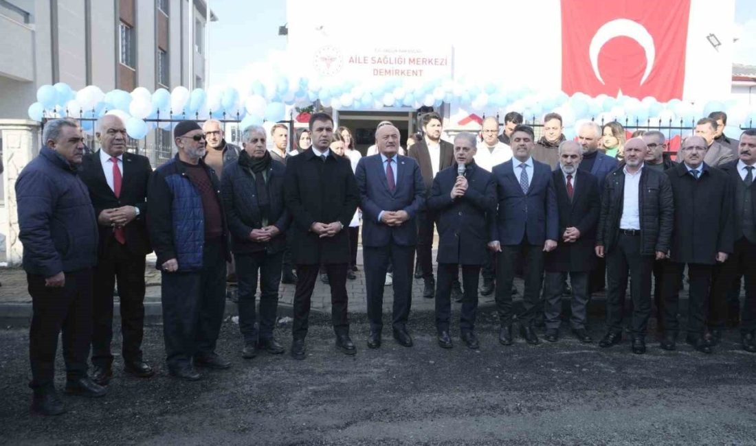 Erzincan’ın Demirkent Mahallesi’nde yapımı tamamlanan Aile Sağlığı Merkezi ile 112